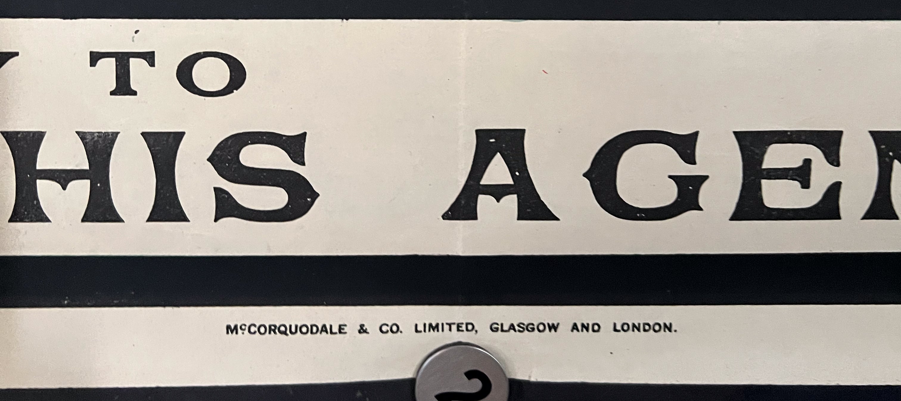 New York fra Glasgow med Anchor Line-PlakatKunst