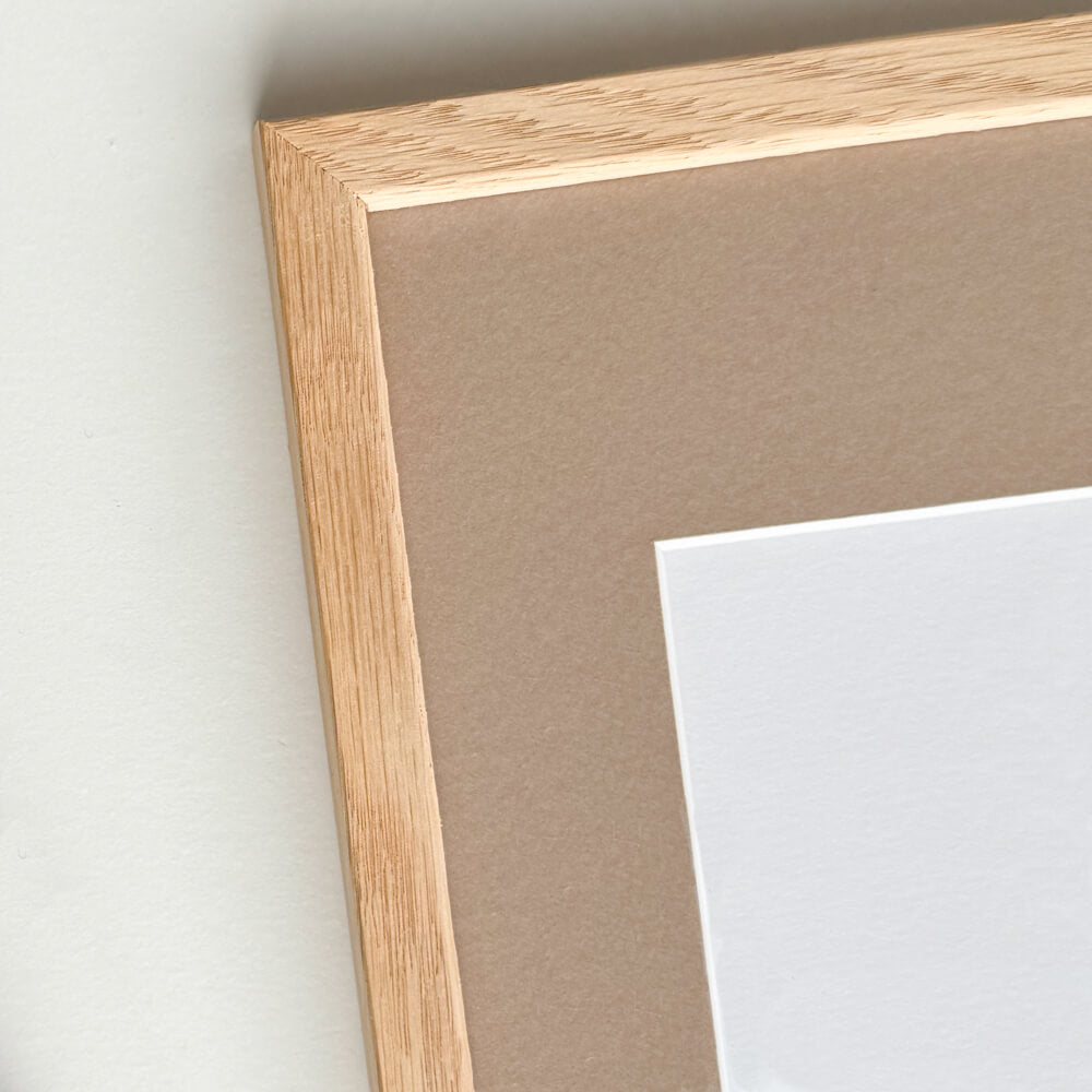 Solid oak frame - Narrow (12 mm) - 50x70 cm