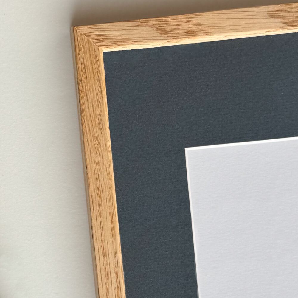Solid oak frame - Narrow (12 mm) - 50x70 cm