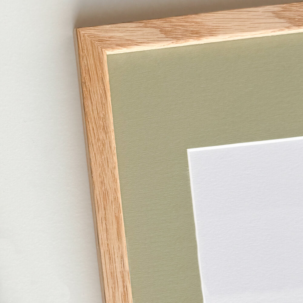 Solid oak frame - Narrow (12 mm) - 50x70 cm