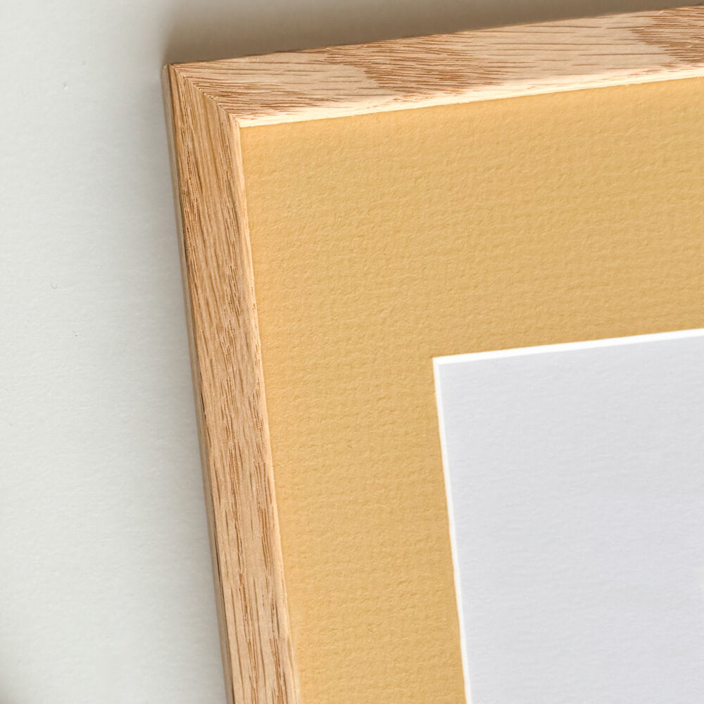 Solid oak frame - Narrow (12 mm) - 50x70 cm