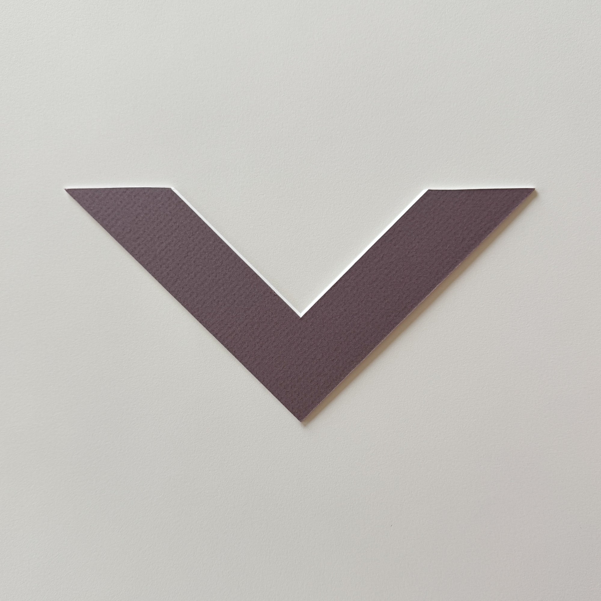 Sample: Dusty mauve passepartout