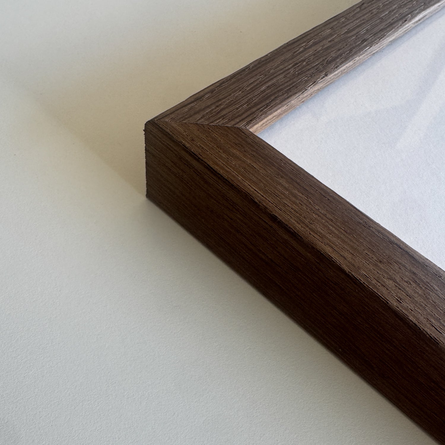 Smoked oak wood frame - Wide (20 mm) - 100x140 cm
