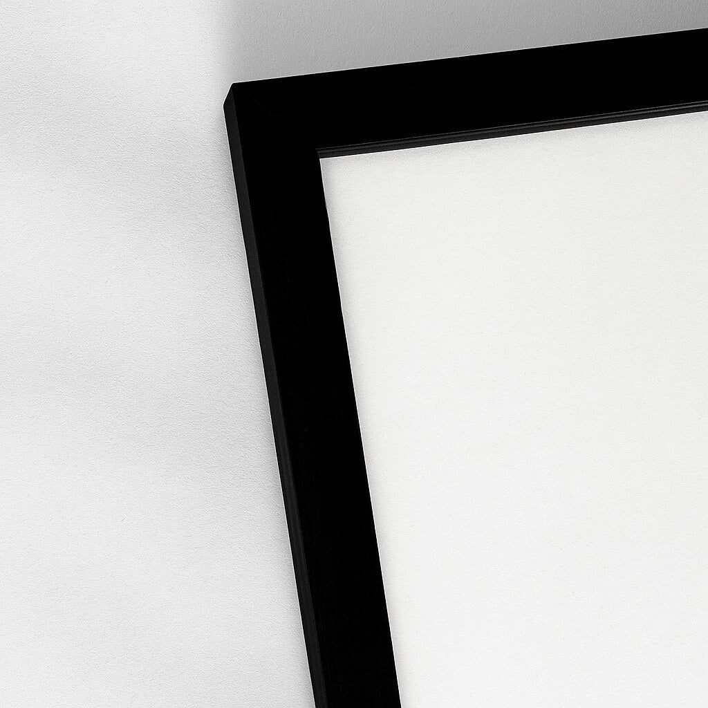 Black wooden frame - Narrow (10 mm)