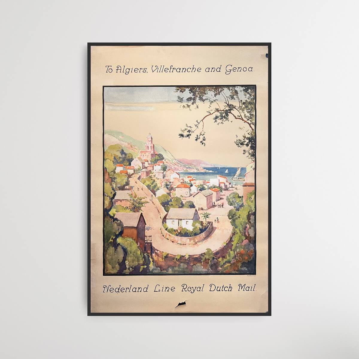 To Algiers, Villefranche and Genoa