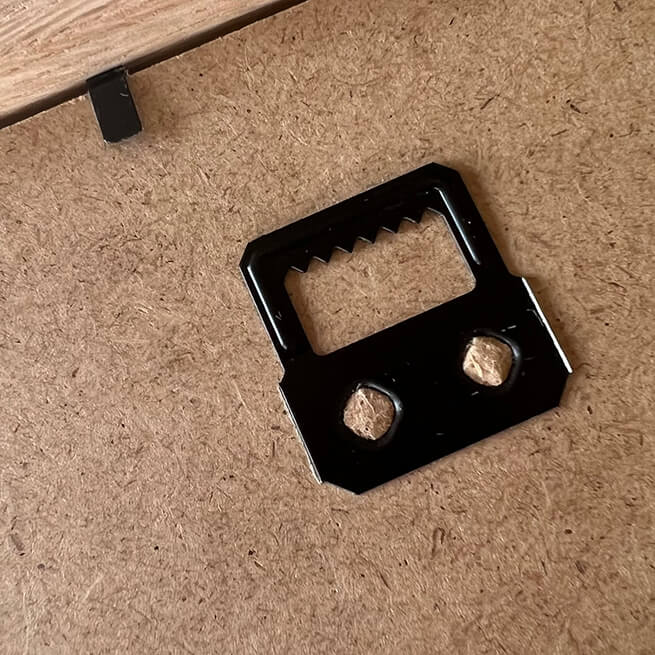 White wooden frame - Wide (20 mm) - 30×40 cm