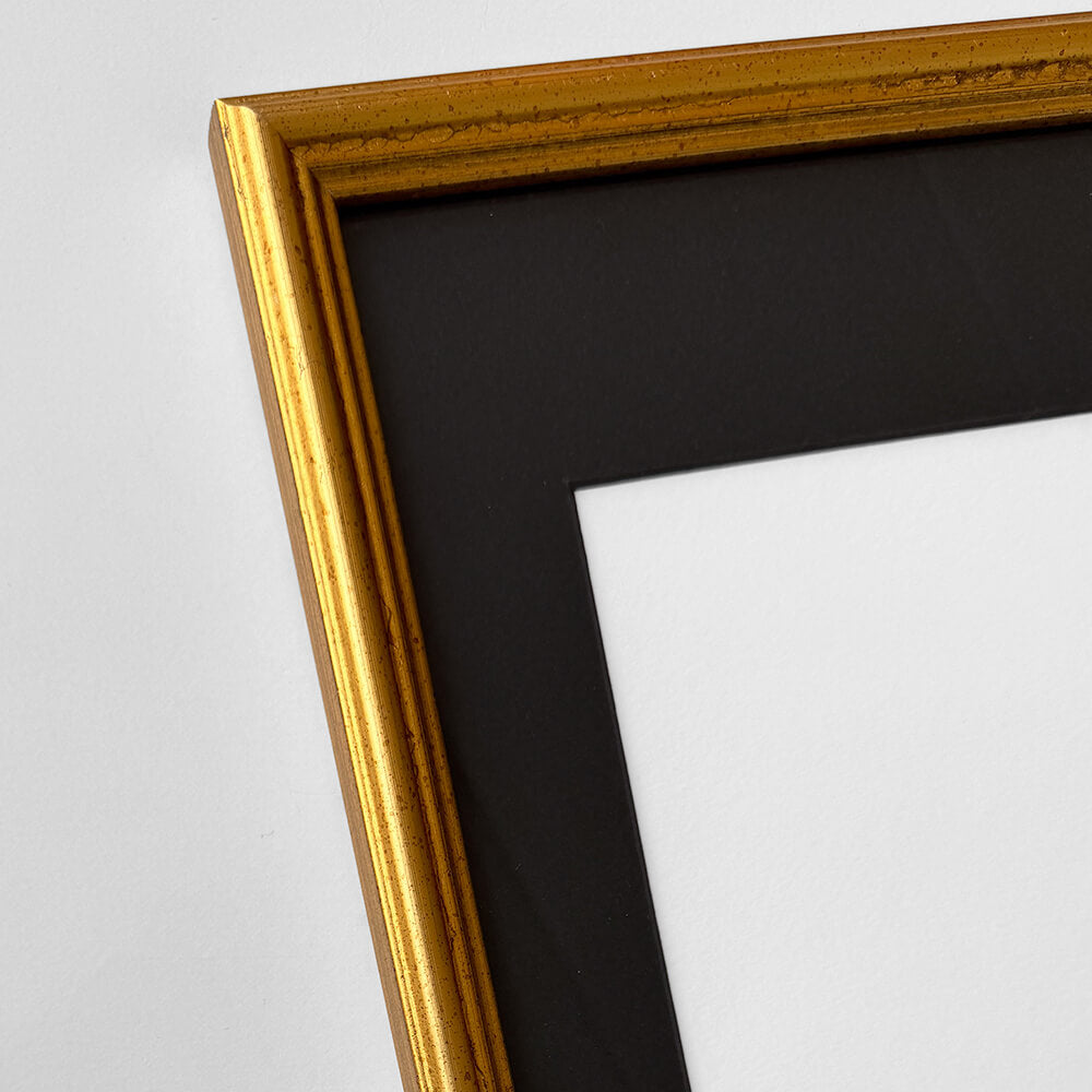 Vintage gold frame - Narrow (16 mm) - 40×50 cm