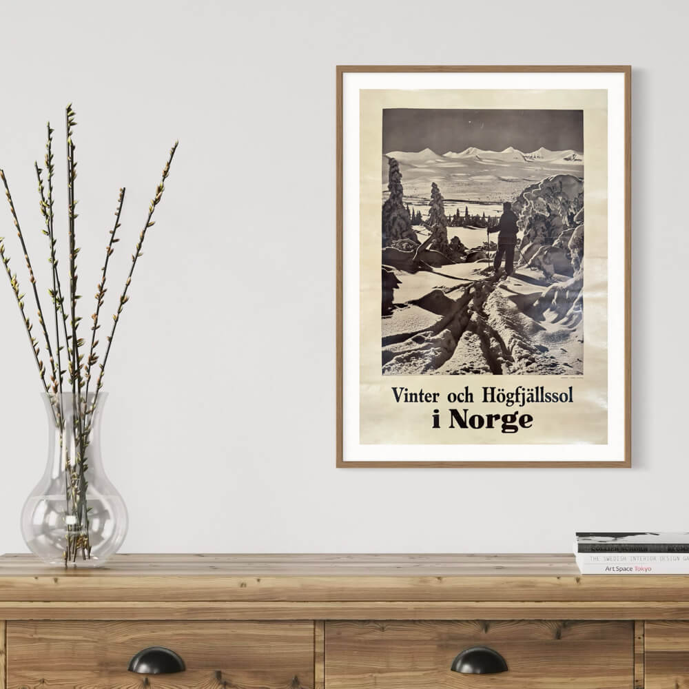 Winter and high mountain sun in Norway