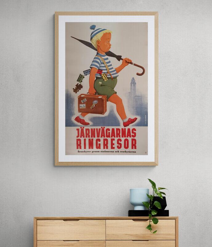 Boy_Modern_wood_cabinet_with_plant_and_vase