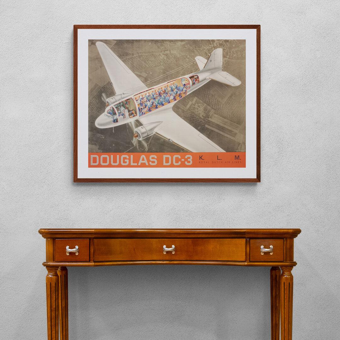 klm-douglas-dc3-plakat