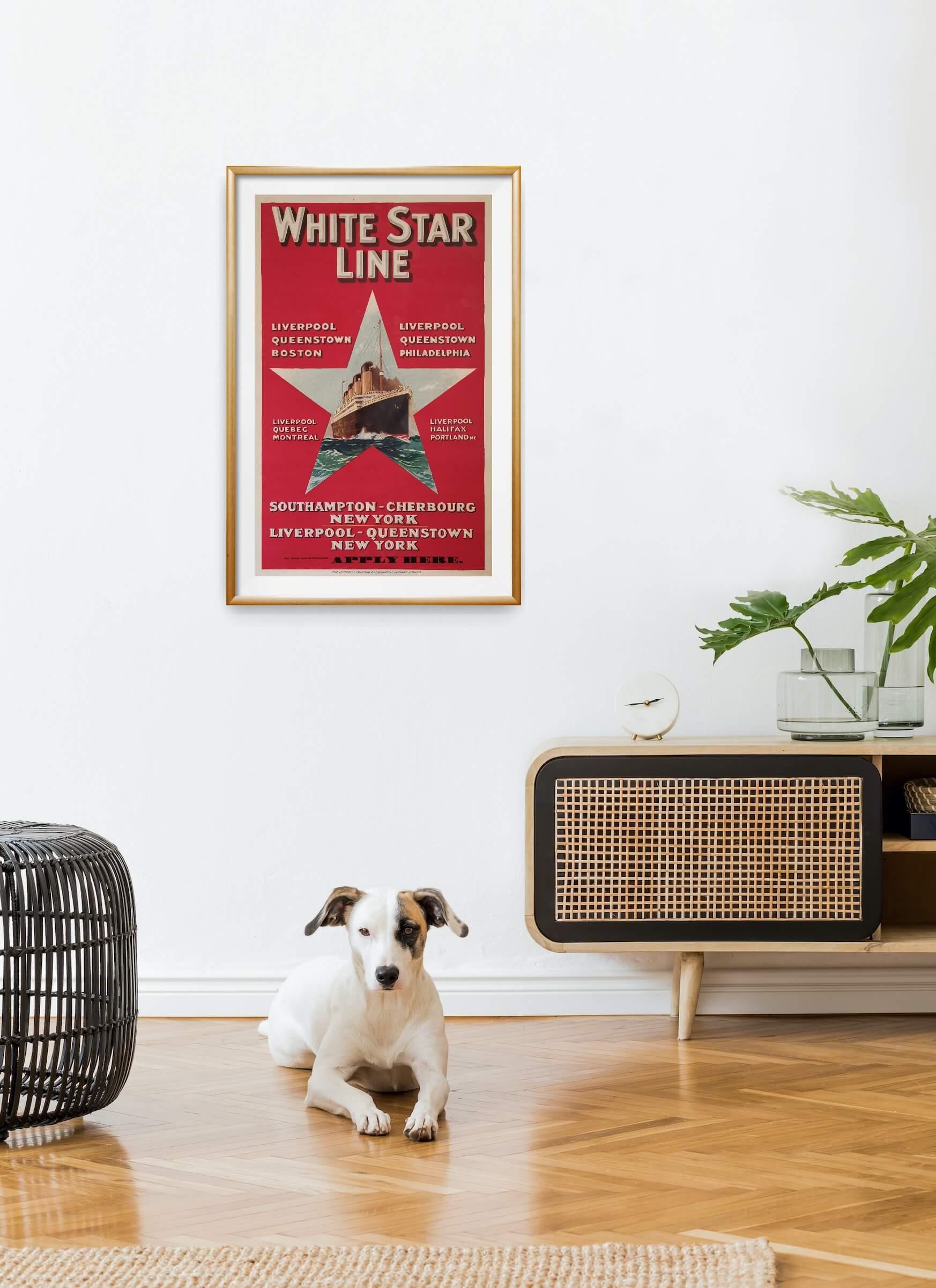 White Star Line - Liverpool to New York