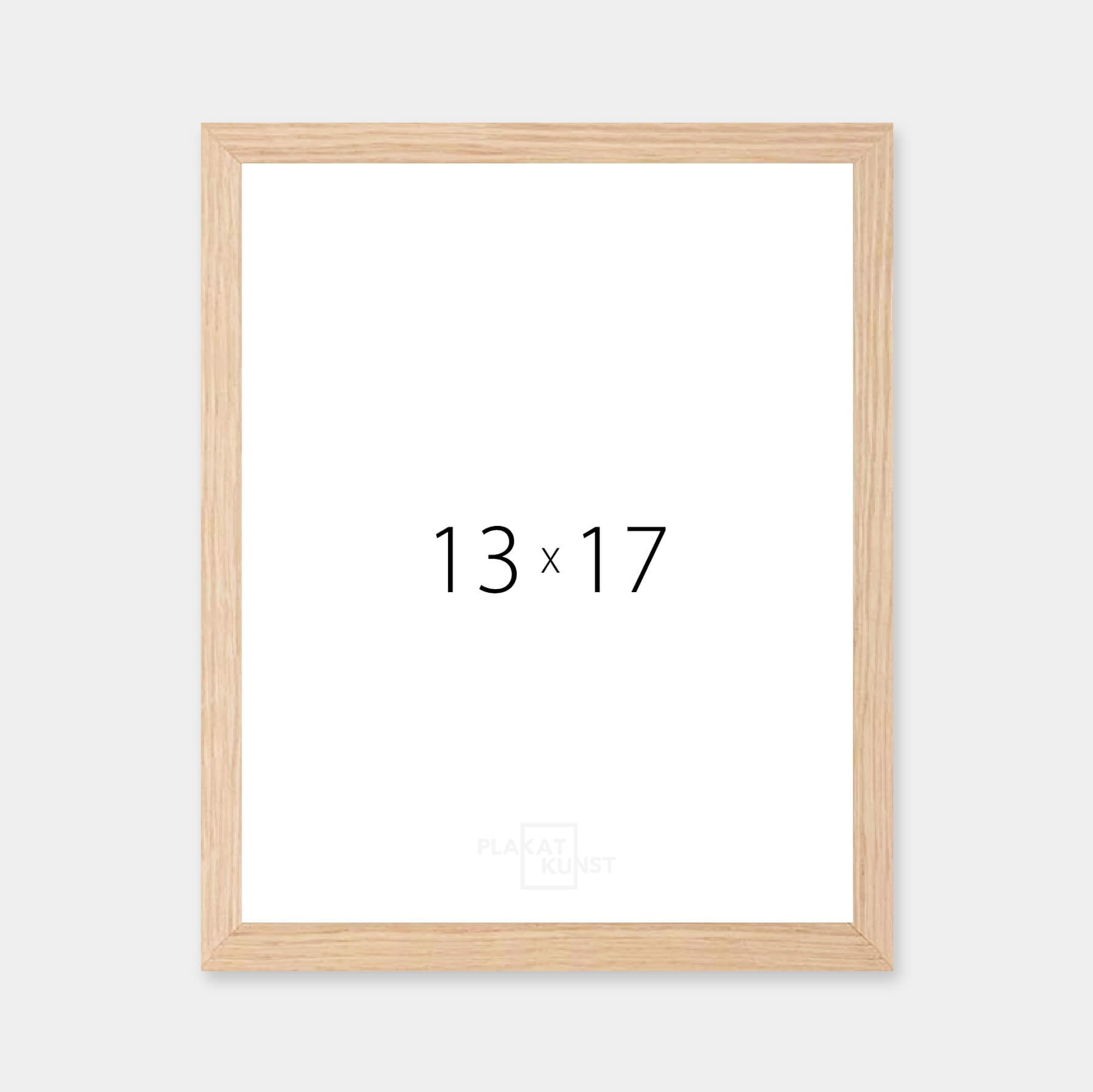 Solid oak frame – Narrow (12 mm) – 13x17 cm