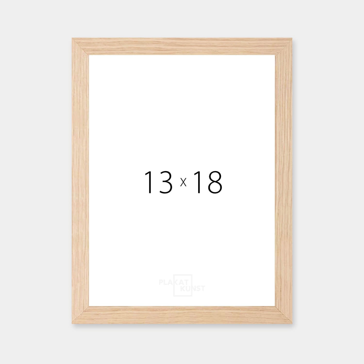 Solid oak frame – Narrow (12 mm) – 13x18 cm