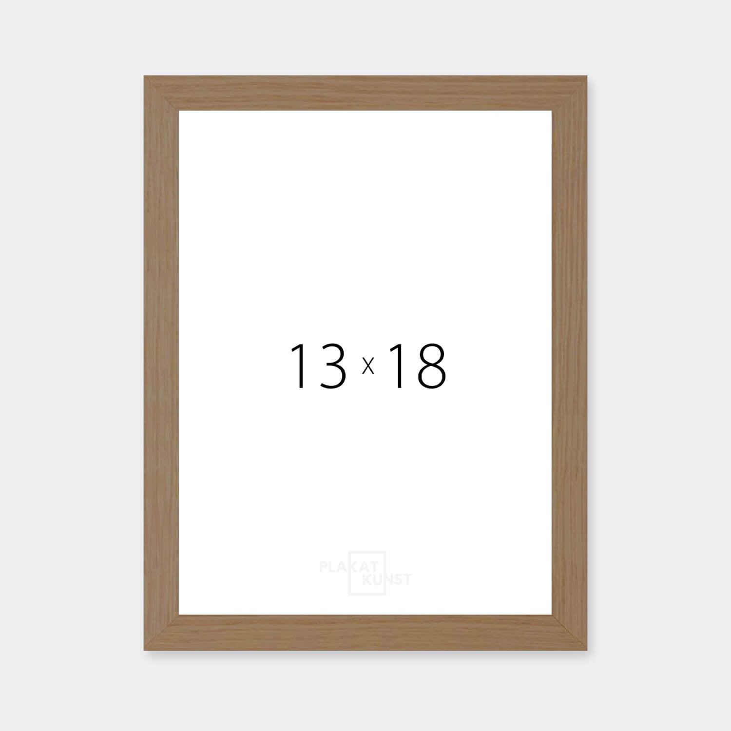 Dark oak frame - Narrow (12 mm) - 13x18 cm