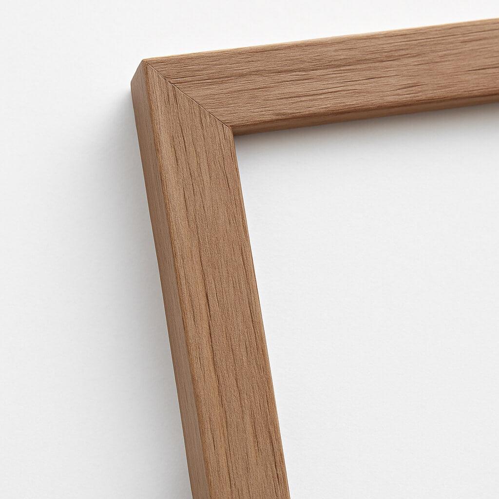 A0 walnut wooden poster frame - 84.1x118.9 cm | PlakatKunst.com