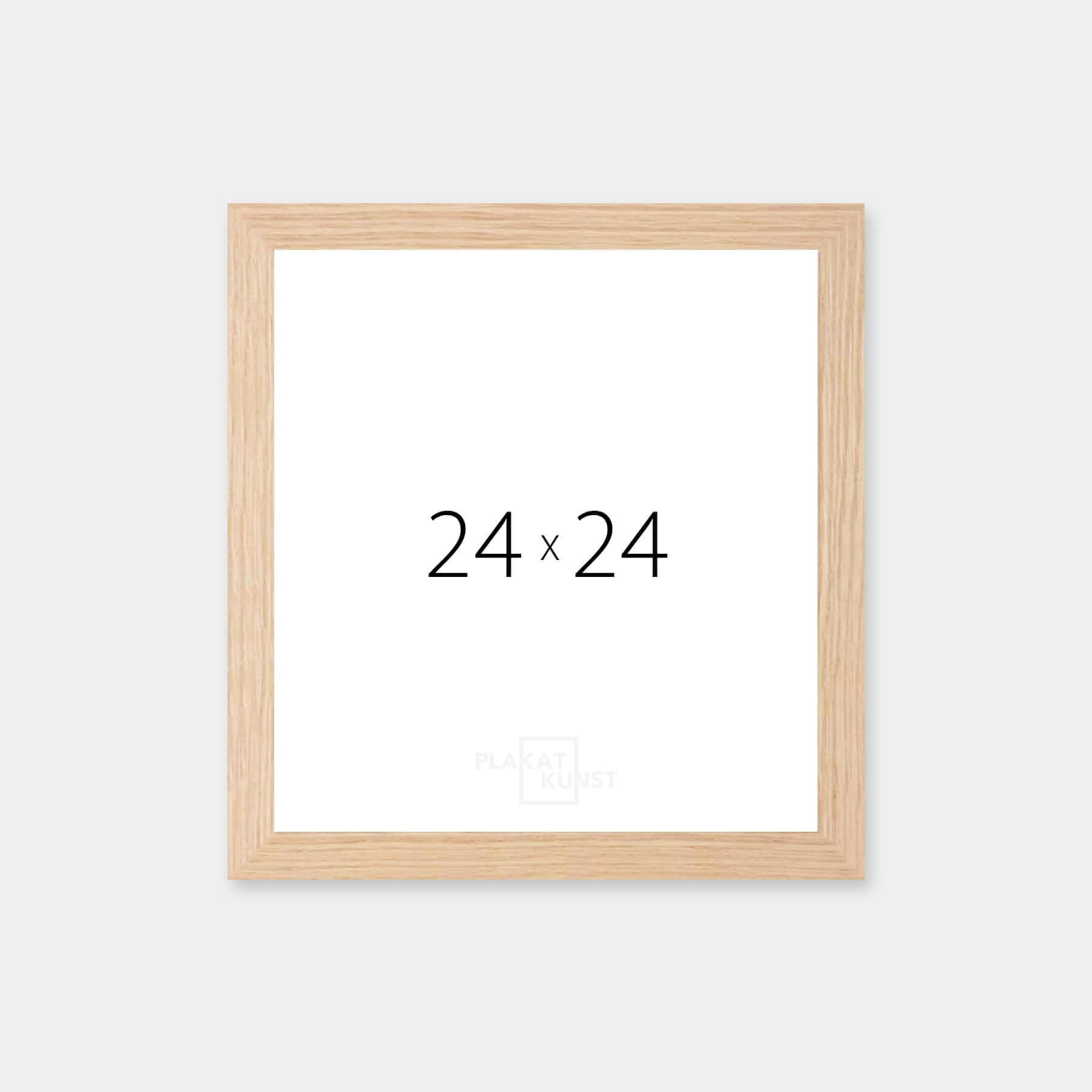 Solid oak frame - Wide (20 mm) - 24x24 cm