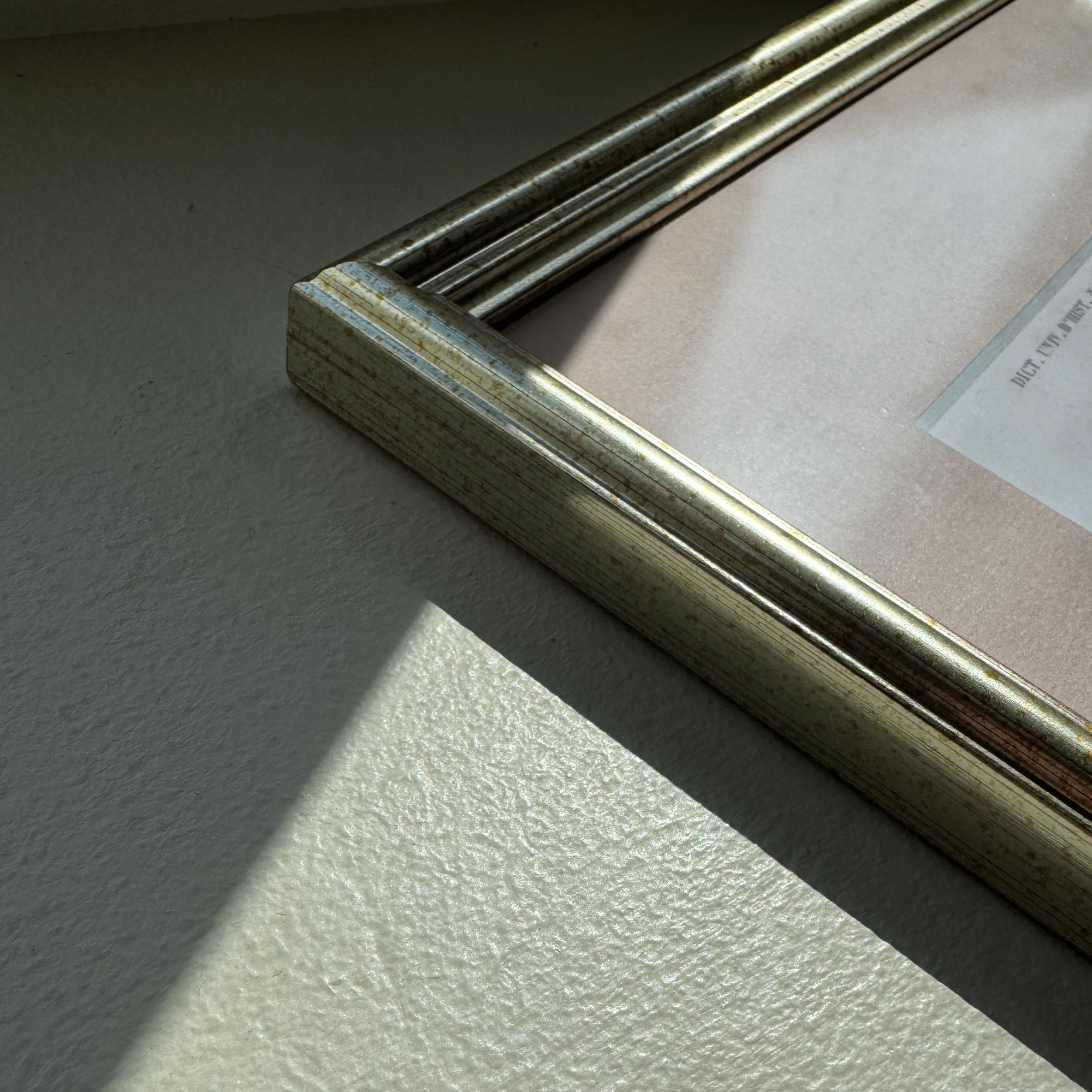 Vintage silver frame - Narrow (16 mm) - 30x30 cm