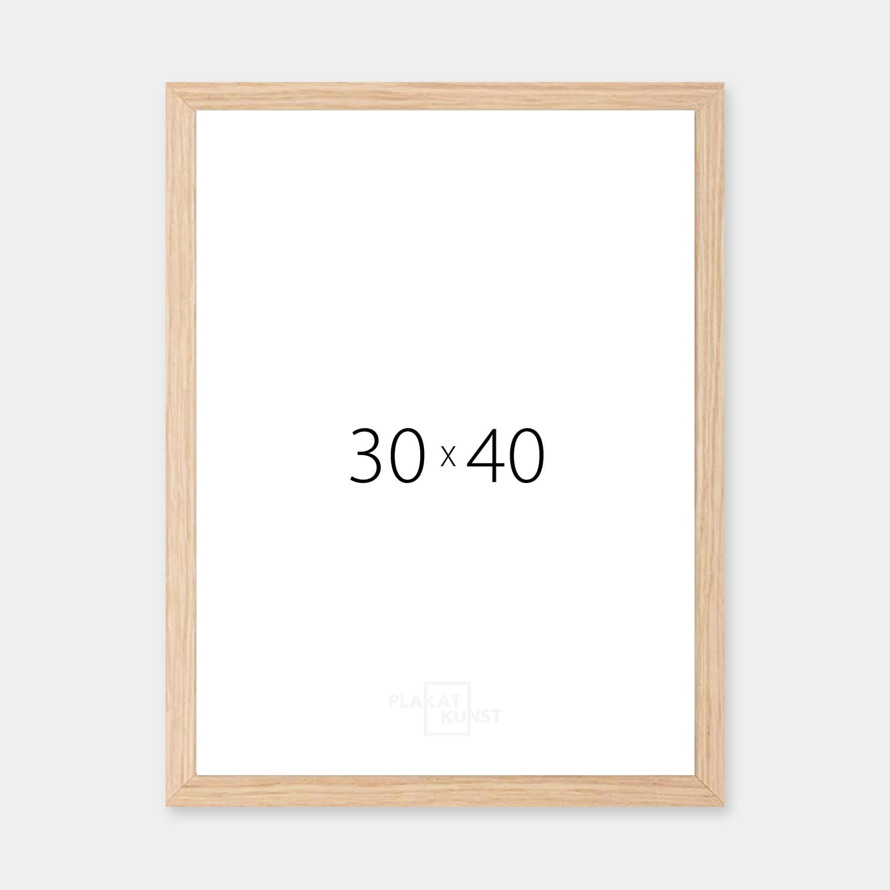 30x40 cm picture frames - Choose glass and mount | PlakatKunst.com