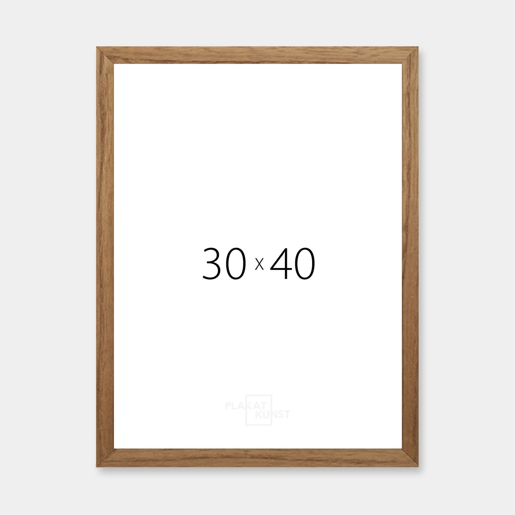 Dark oak frame - Wide (20 mm) - 30x40 cm