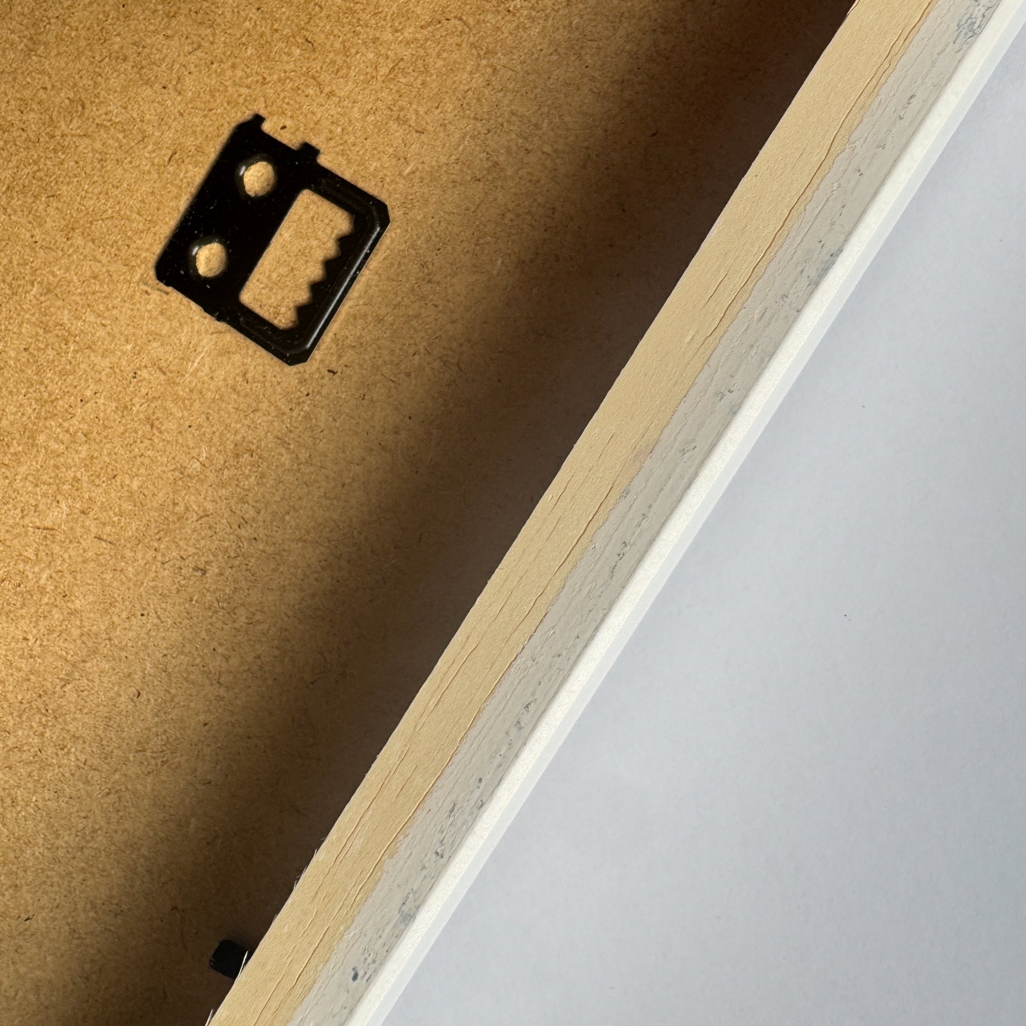 White wooden frame - Wide (20 mm) - A0 (84.1x118.9 cm)