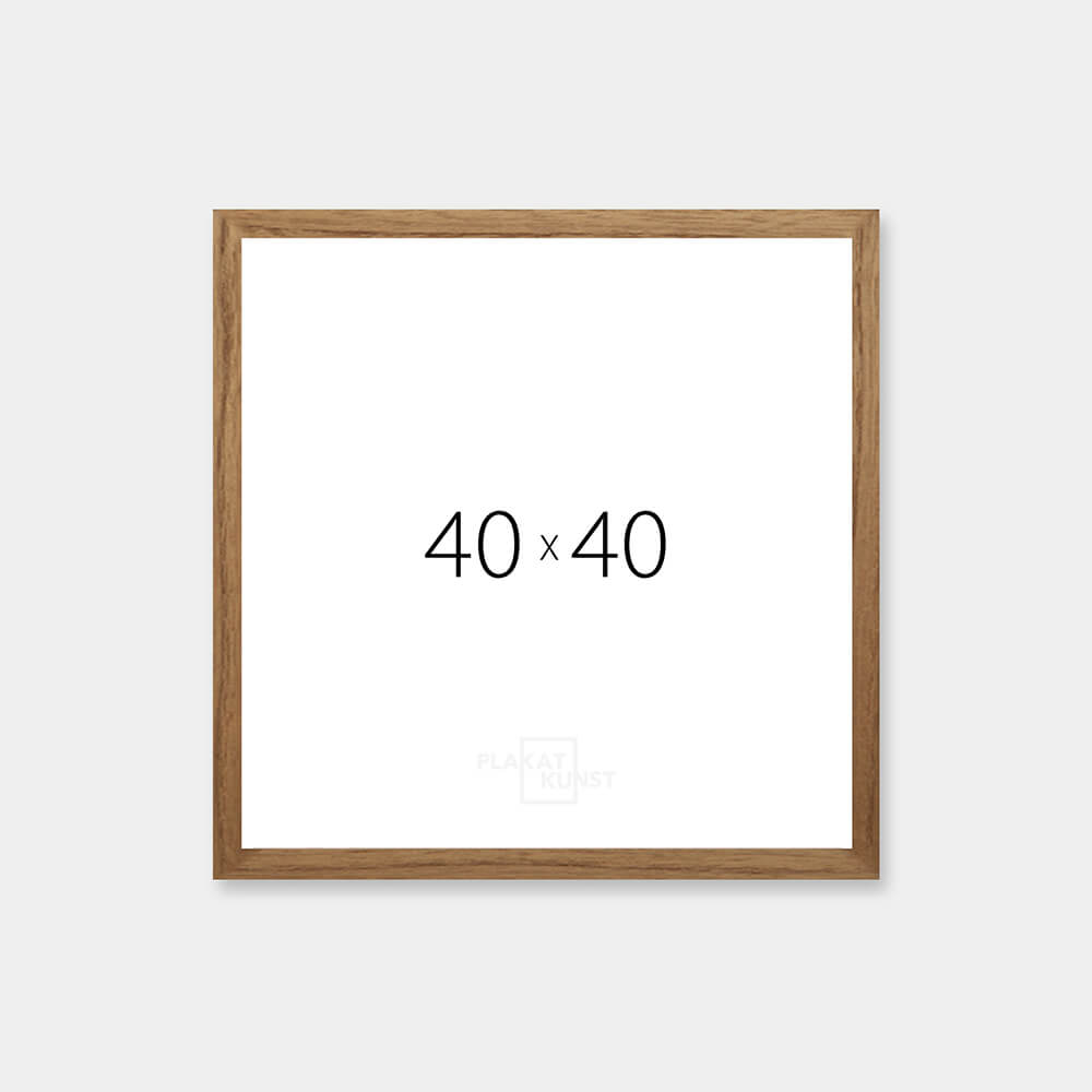 Dark oak frame - Wide (20 mm) - 40x40 cm