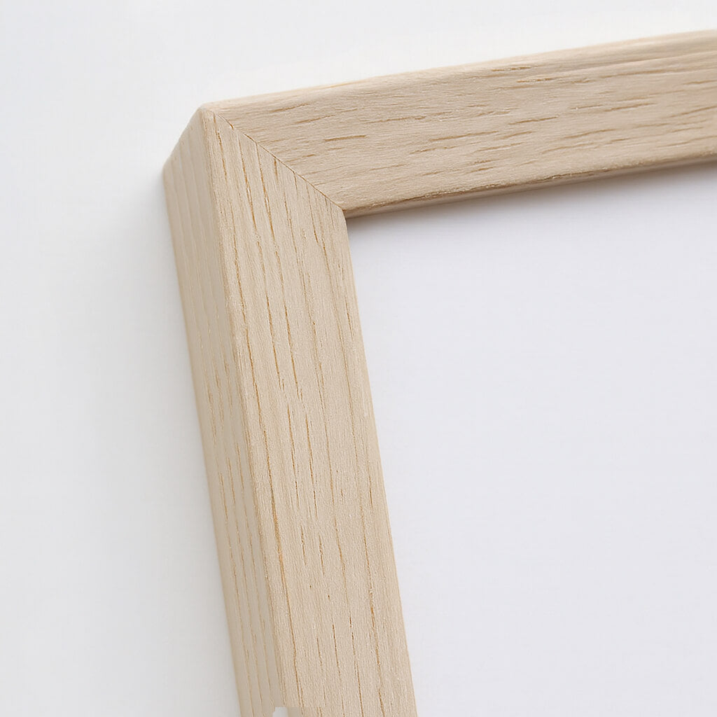 Light oak frame - Wide (20 mm) - A1 (59.4×84.1 cm)