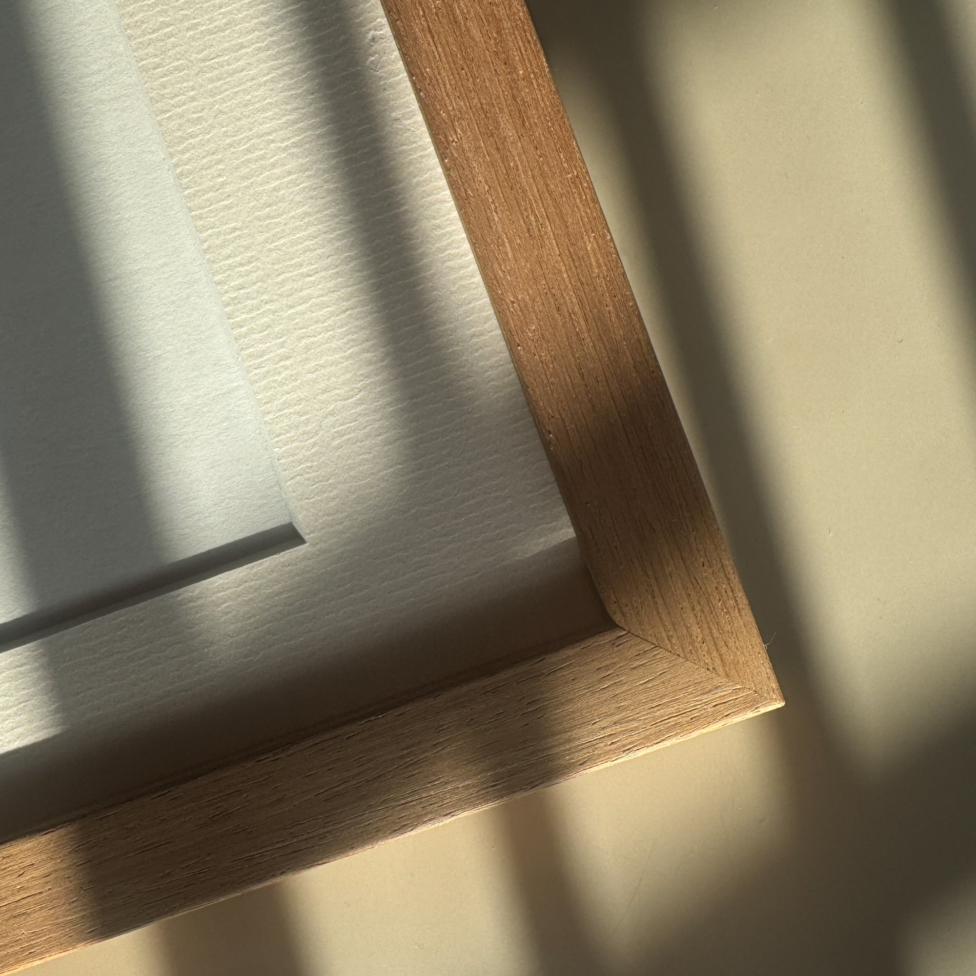 Dark oak frame - Wide (20 mm) - Custom size