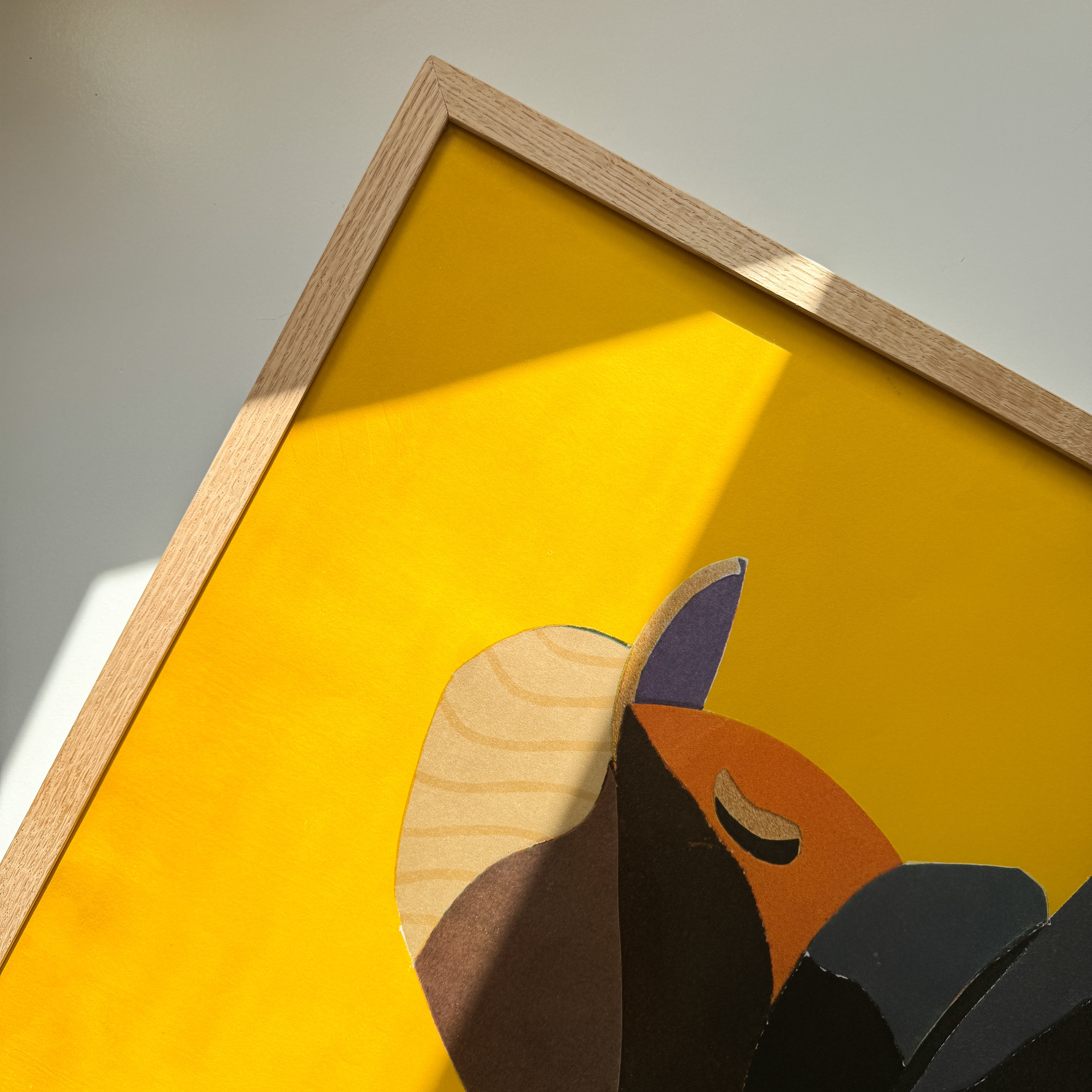 Solid oak picture frame - 70x100 cm | PlakatKunst.com