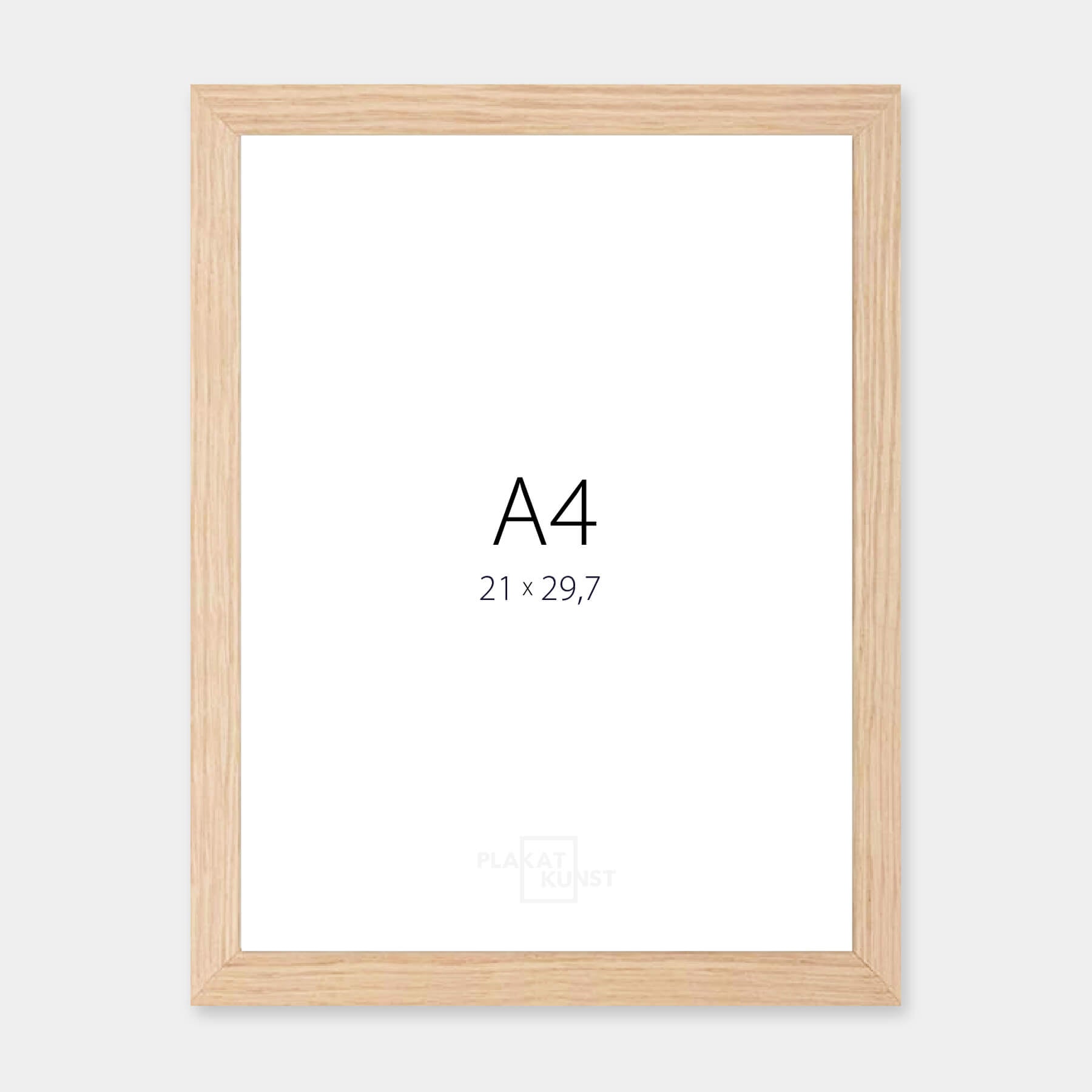 Solid oak frame - Wide (20 mm) - A3 (30×42 cm)
