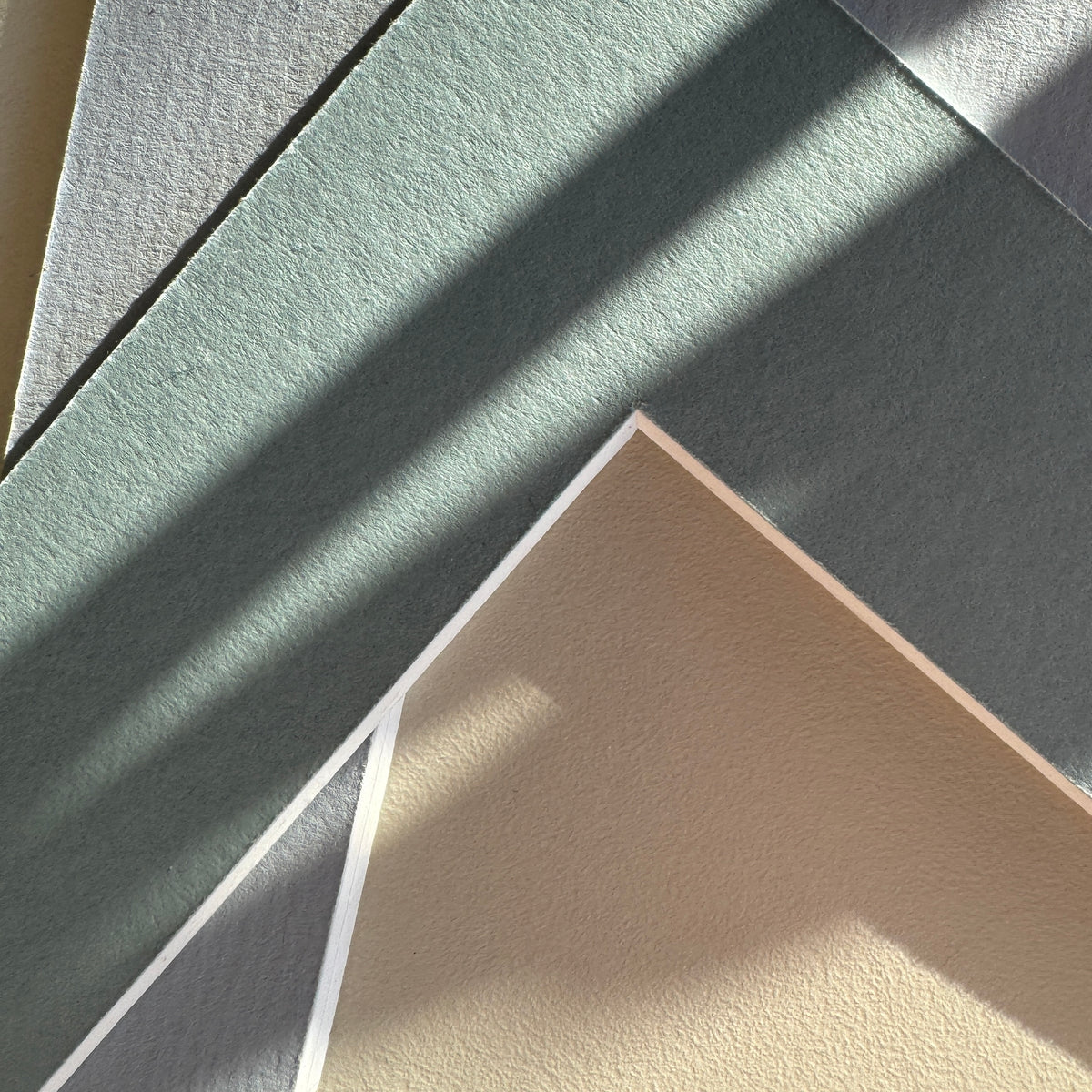 Light blue passepartout