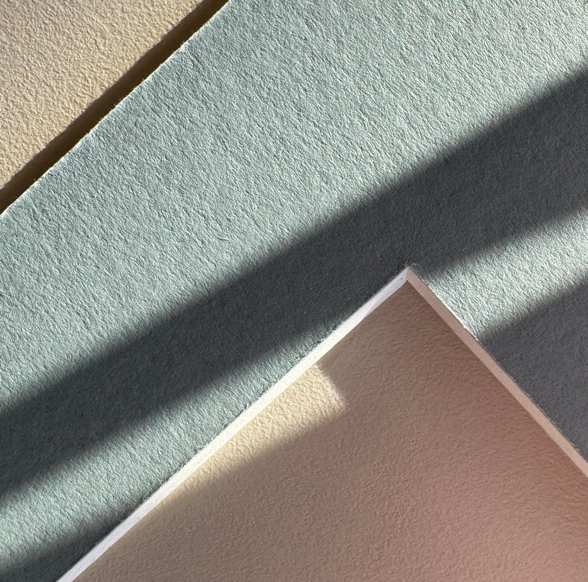 Light blue passepartout