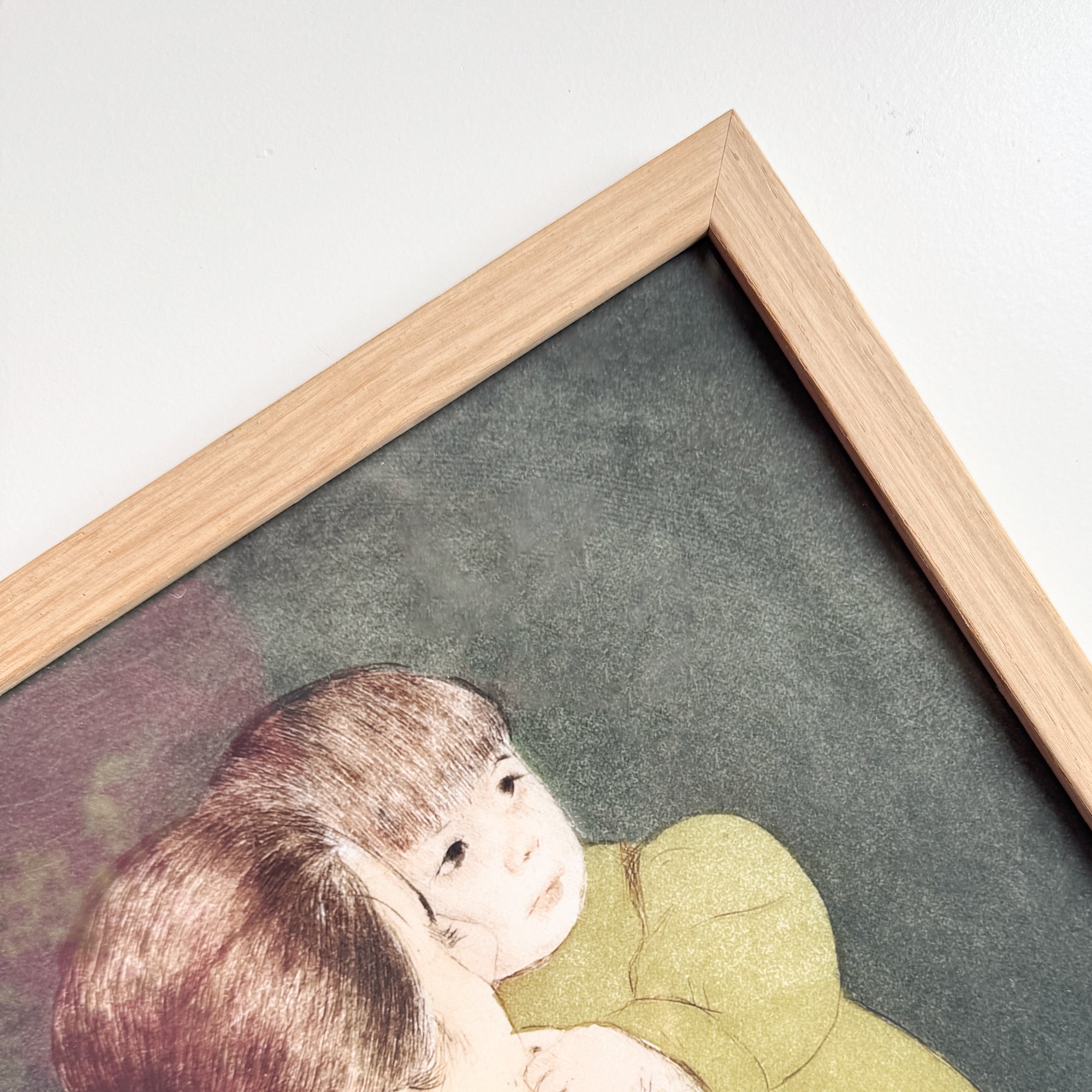 Picture frame in light wood - Narrow (15 mm) - 40×40 cm