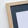 Light oak frame - Narrow (15 mm) - 28x35 cm