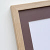 Light oak frame - Narrow (15 mm) - 28x35 cm