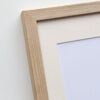 Light oak frame - Narrow (15 mm) - 28x35 cm