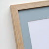 Light oak frame - Narrow (15 mm) - 28x35 cm