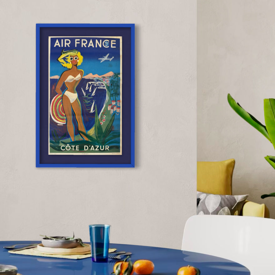 Côte d'Azur - Air France | Original vintage poster | PlakatKunst.com