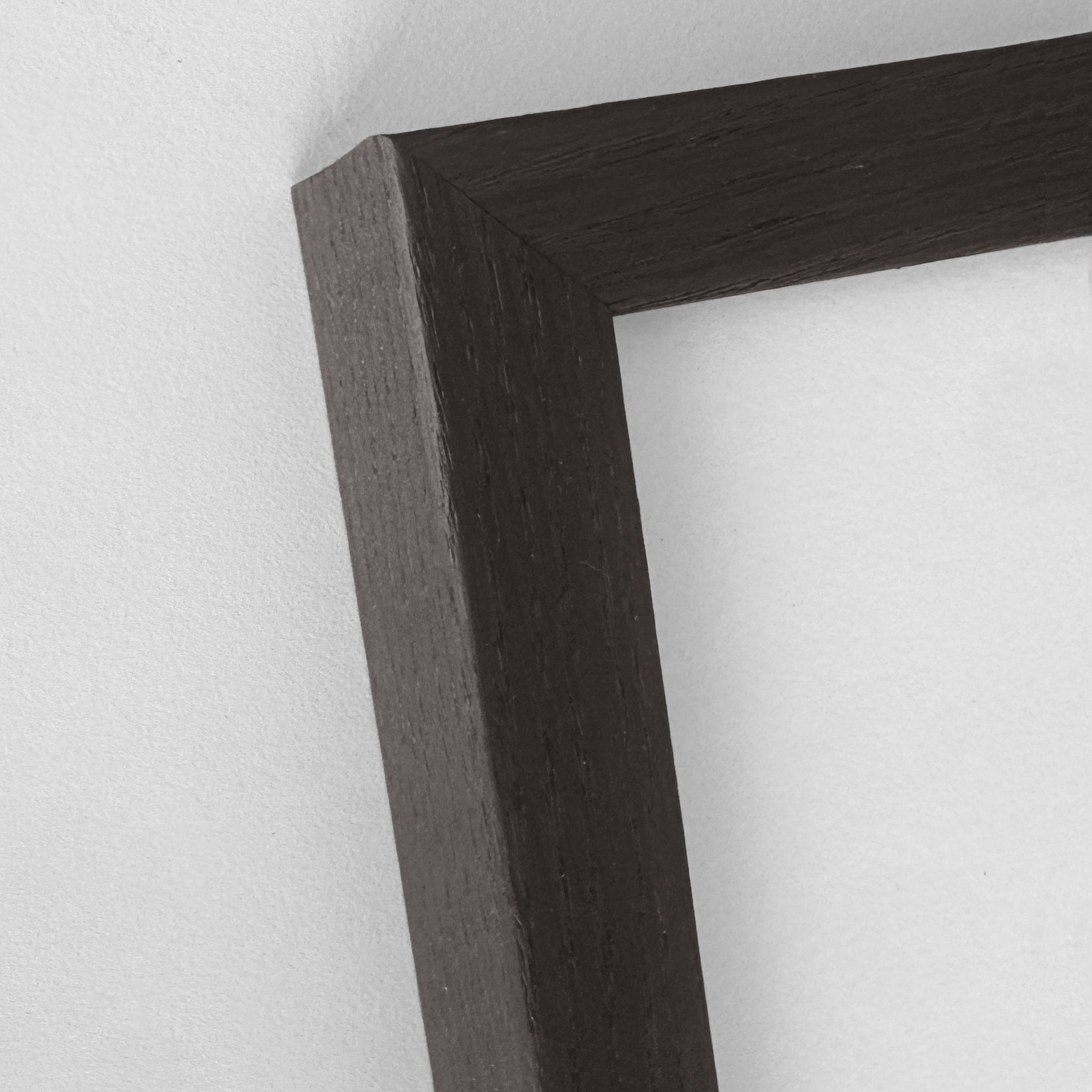 Dark smoked oak wooden frame - Wide (20 mm) - 100x140 cm