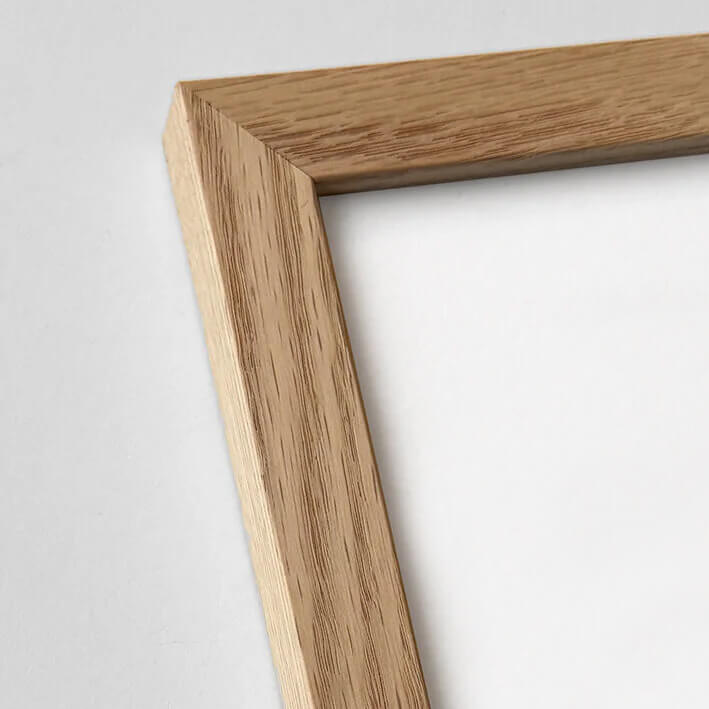 Solid oak frame - Wide (20 mm) - 100x100 cm
