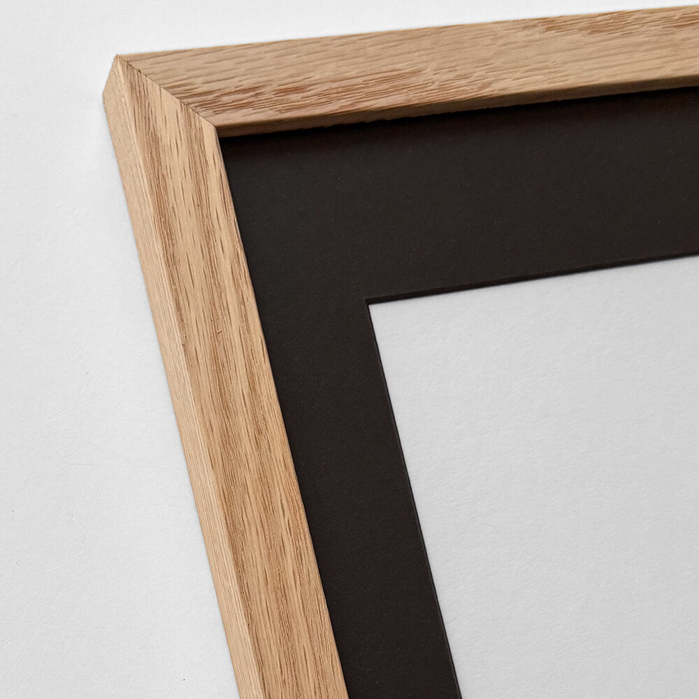 Solid oak frame – Wide (20mm) – A2 (42x59.4cm)