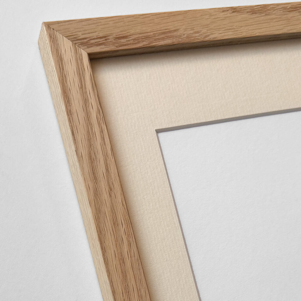 Solid oak frame - Wide (20 mm) - 50×50 cm