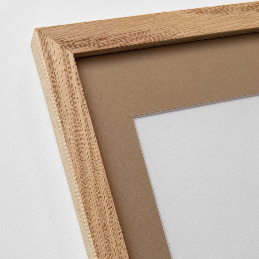 Solid oak frame - Wide (20 mm) - 70×70 cm