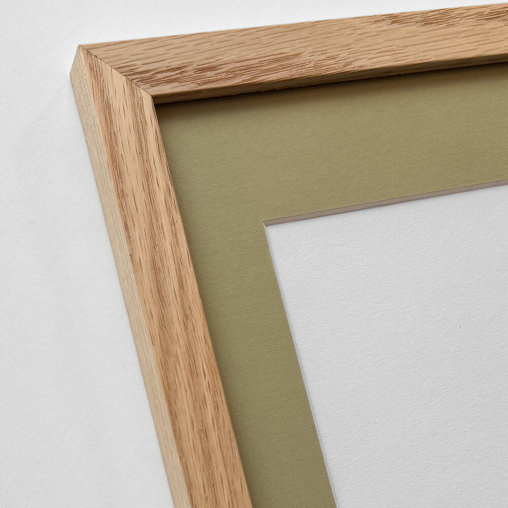 Solid oak frame – Wide (20mm) – A2 (42x59.4cm)
