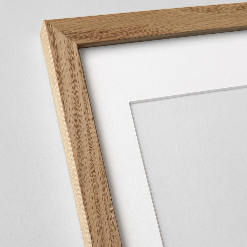 Solid oak frame - Wide (20 mm) - 70x100 cm