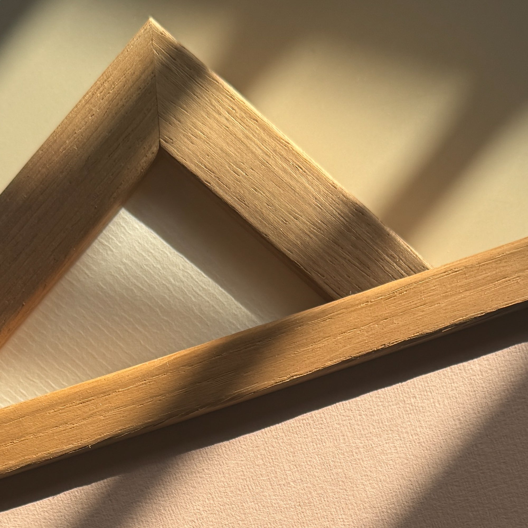 70x70 dark oak wooden picture frame | PlakatKunst.com