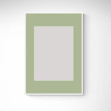 White wooden frame - Narrow (10 mm) - Custom Size