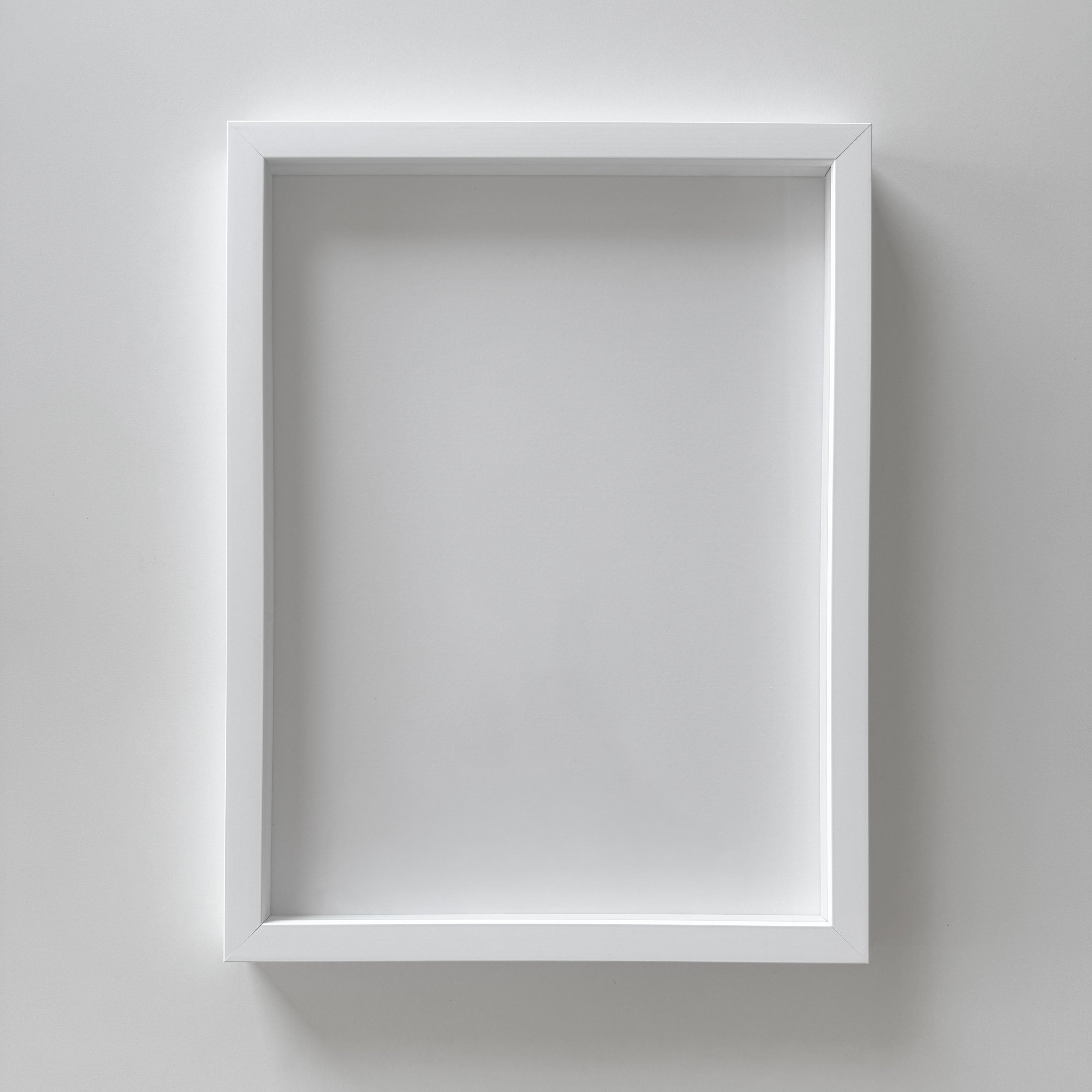 White wood framebox - Wide (20 mm)