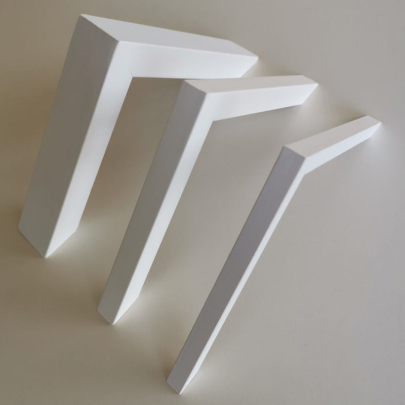 White wooden frame - Wide (20 mm) - A3 (30×42 cm)