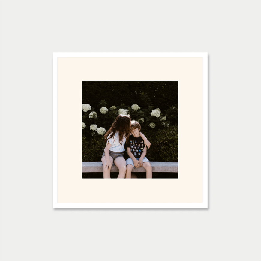 Framed print - 30x30 cm