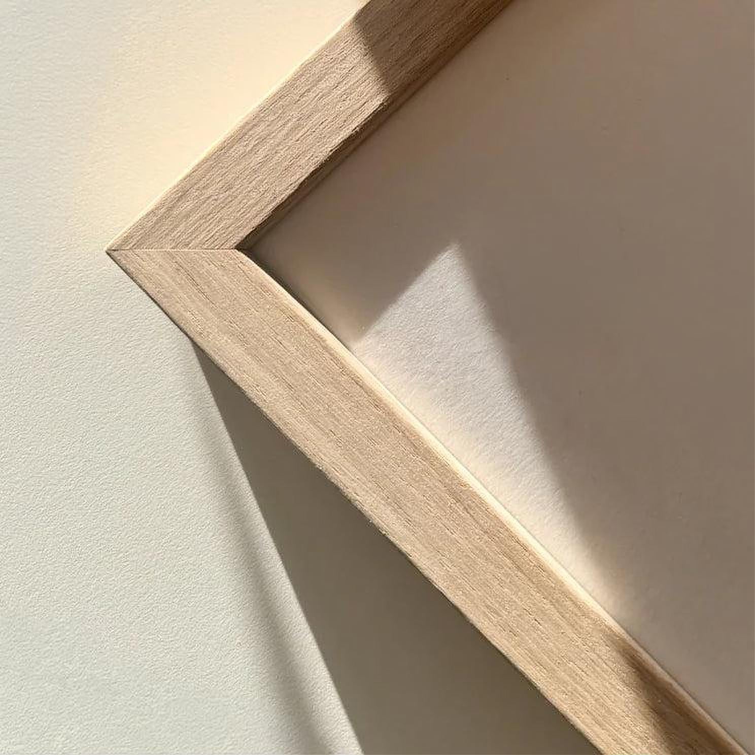 Light oak frame - Narrow (15 mm) - Custom Size